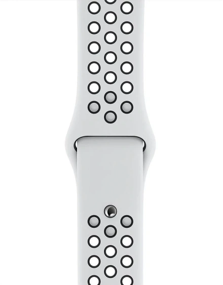 Ремешок Apple Pure Platinum/Black Nike Sport Band (MQ2J2/MTMQ2)  для Apple Watch 38/40mm